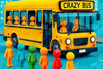 Crazy Bus Car Jam Parking